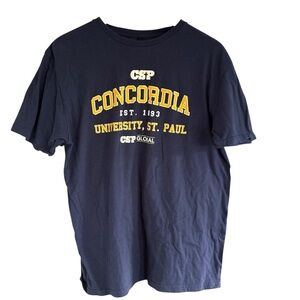 Gildan Concordia University St. Paul CSP Navy Size Large Unisex